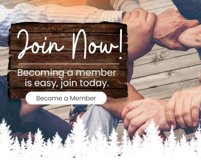 Join Now! Becoming a member is easy, join today. Become a Member